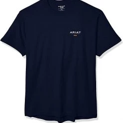 Ariat Shirts & Tops Men's Rebar Cottonstrong Short Sleeve Logo Crewwork Utility Tee Shirt -Ariat Shop 51Ndyzs68pL. AC SR736920