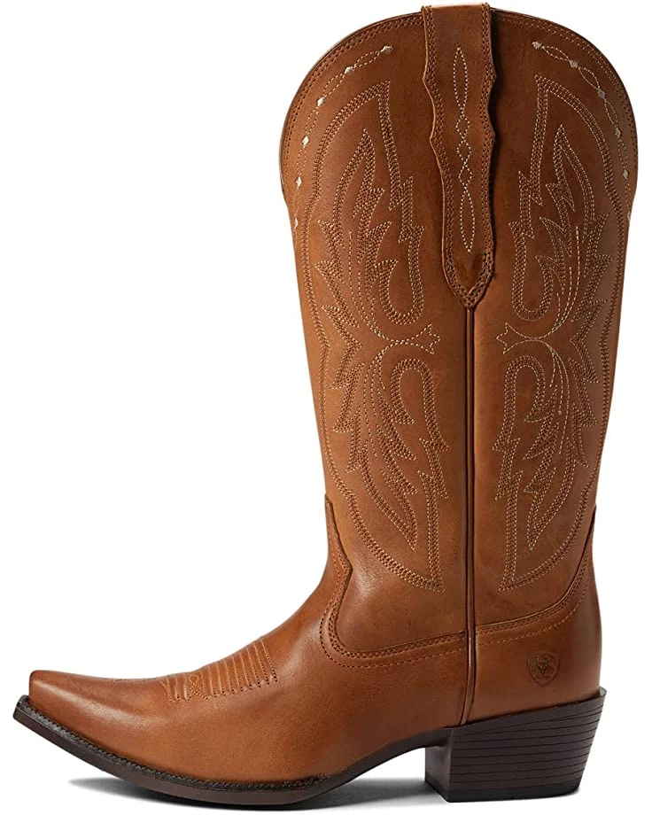 Ariat Boots Heritage X Toe Elastic Wide Calf Western Boot 6 Ariat Boots Heritage X Toe Elastic Wide Calf Western Boot - Image 4