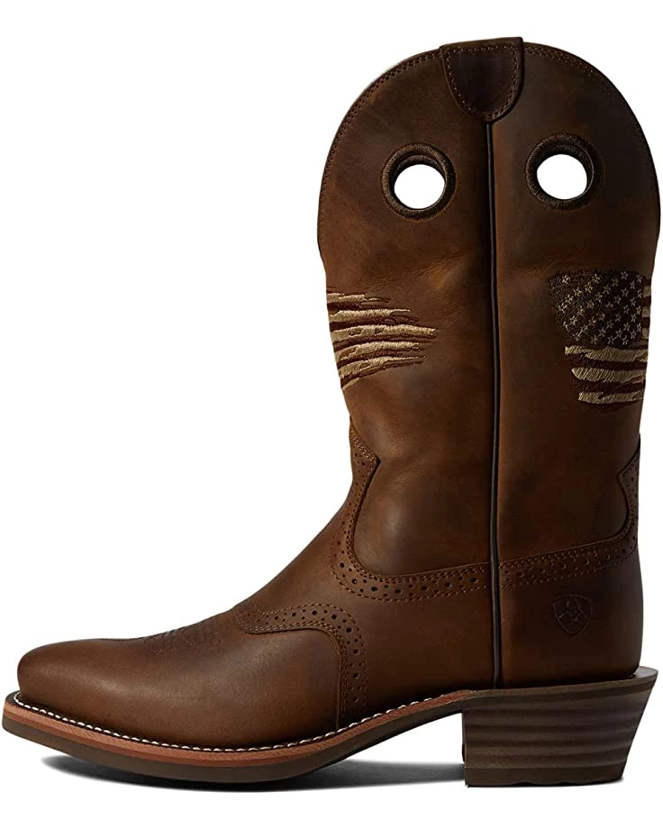 Ariat Boots Roughstock Patriot Western Boot 6 Ariat Boots Roughstock Patriot Western Boot - Image 4
