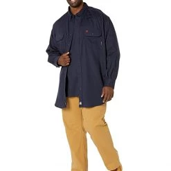 Ariat Shirts & Tops Big & Tall FR Solid Long Sleeve Work Shirt -Ariat Shop 61sWr04IDxL. AC SR736920