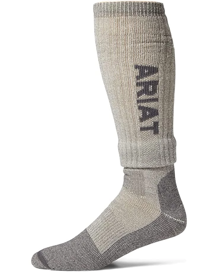 Ariat Socks Midweight Over the Calf Steel Toe Merino Blend 4 Ariat Socks Midweight Over the Calf Steel Toe Merino Blend - Image 2