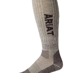 Ariat Socks Midweight Over the Calf Steel Toe Merino Blend