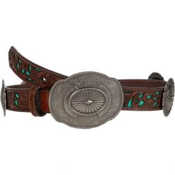 Ariat Belts 1 1/4" Embossed Concho Belt