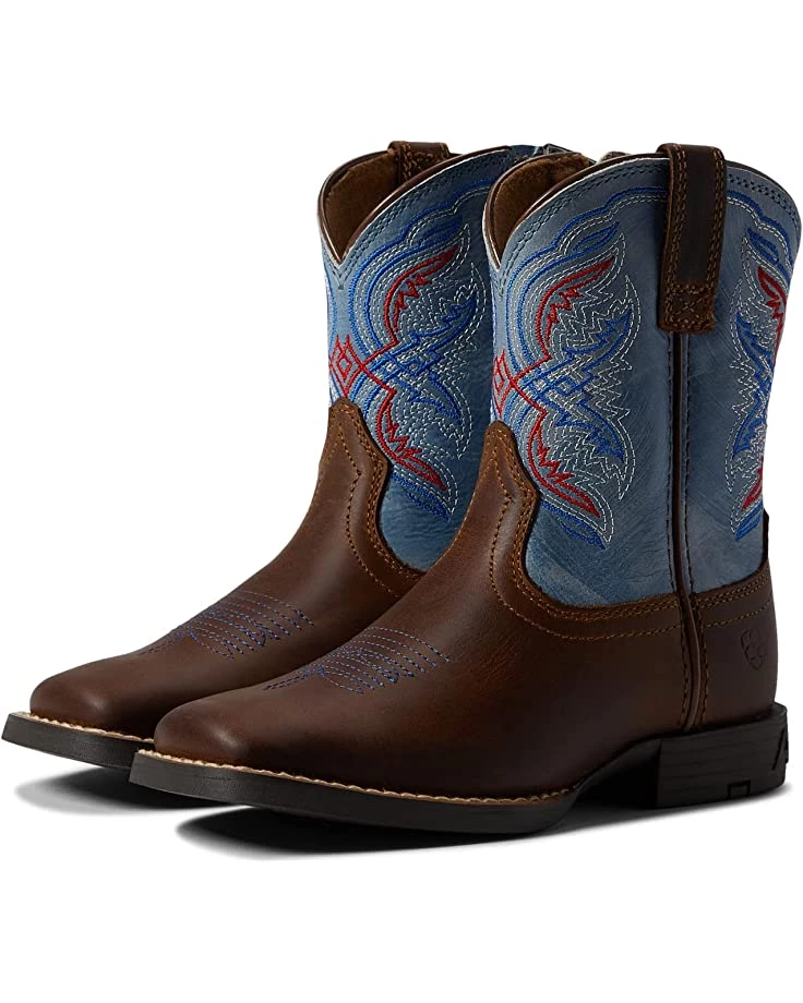 Ariat Kids Boots Double Kicker Western Boot (Toddler) 3 Ariat Kids Boots Double Kicker Western Boot (Toddler)