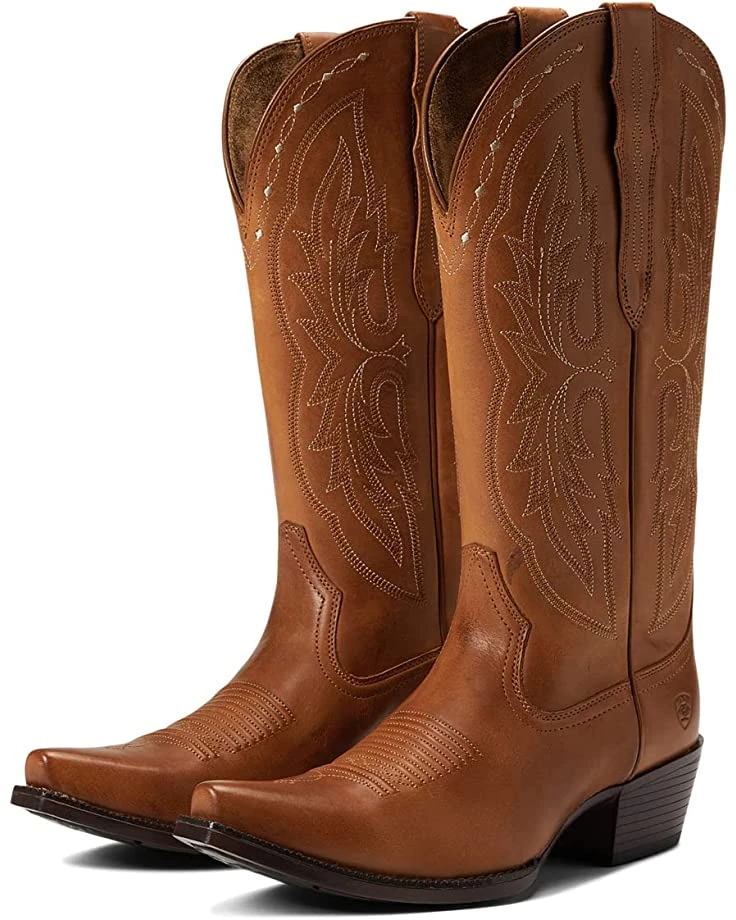 Ariat Boots Heritage X Toe Elastic Wide Calf Western Boot 3 Ariat Boots Heritage X Toe Elastic Wide Calf Western Boot