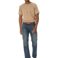 Ariat Shirts & Tops Rebar Heat Fighter Short Sleeve T-Shirt Khaki -Ariat Shop 71QmfBMnpS. AC SR736920
