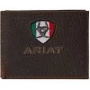 Ariat Wallets Bifold Wallet Mexican Flag Logo