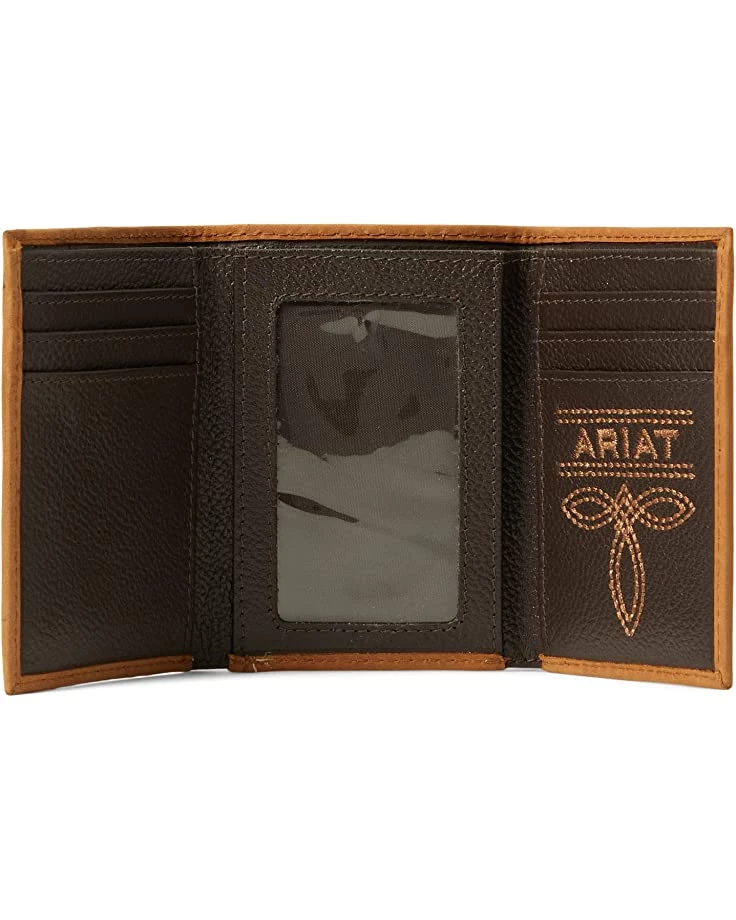 Ariat Wallets Trifold Wallet USA Flag Patch 5 Ariat Wallets Trifold Wallet USA Flag Patch - Image 3