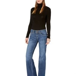 Ariat Trouser Mid-Rise Amaryllis Wide Leg Jeans 9 Ariat Trouser Mid-Rise Amaryllis Wide Leg Jeans -Ariat Shop 71n0PswVbL. AC SR736920