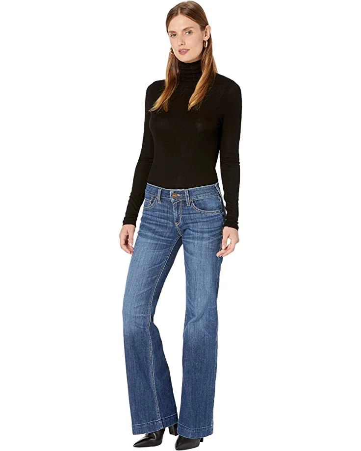 Ariat Trouser Mid-Rise Amaryllis Wide Leg Jeans 6 Ariat Trouser Mid-Rise Amaryllis Wide Leg Jeans - Image 4