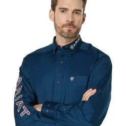 Ariat Shirts & Tops Team Logo Twill Classic Fit Shirt -Ariat Shop 71n1vMOBfnL. AC SR736920