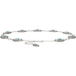 Ariat Belts Turquoise Concho Chain Belt