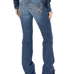 Ariat R.E.A.L. Bootcut Stetch Entwined Jeans in Festival Blue -Ariat Shop 81 4oIeANL. AC SR736920