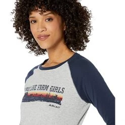 Ariat Shirts & Tops Real Long Live Baseball Tee -Ariat Shop 813tGHlGF3L. AC SR736920