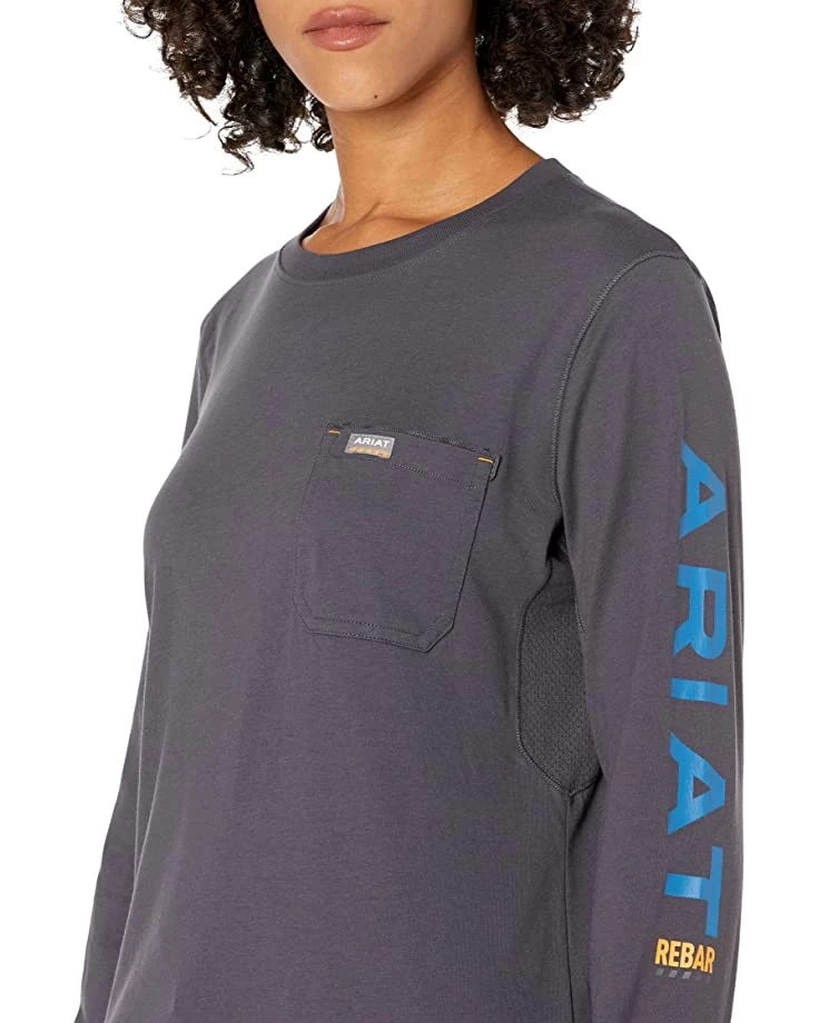 Ariat Shirts & Tops Rebar Workman Long Sleeve T-Shirt 5 Ariat Shirts & Tops Rebar Workman Long Sleeve T-Shirt - Image 3