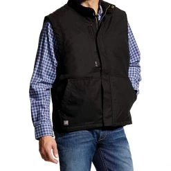 Coats & Outerwear ARIAT Men's Rebar Flannel Long Sleeve Work Shirtshirt