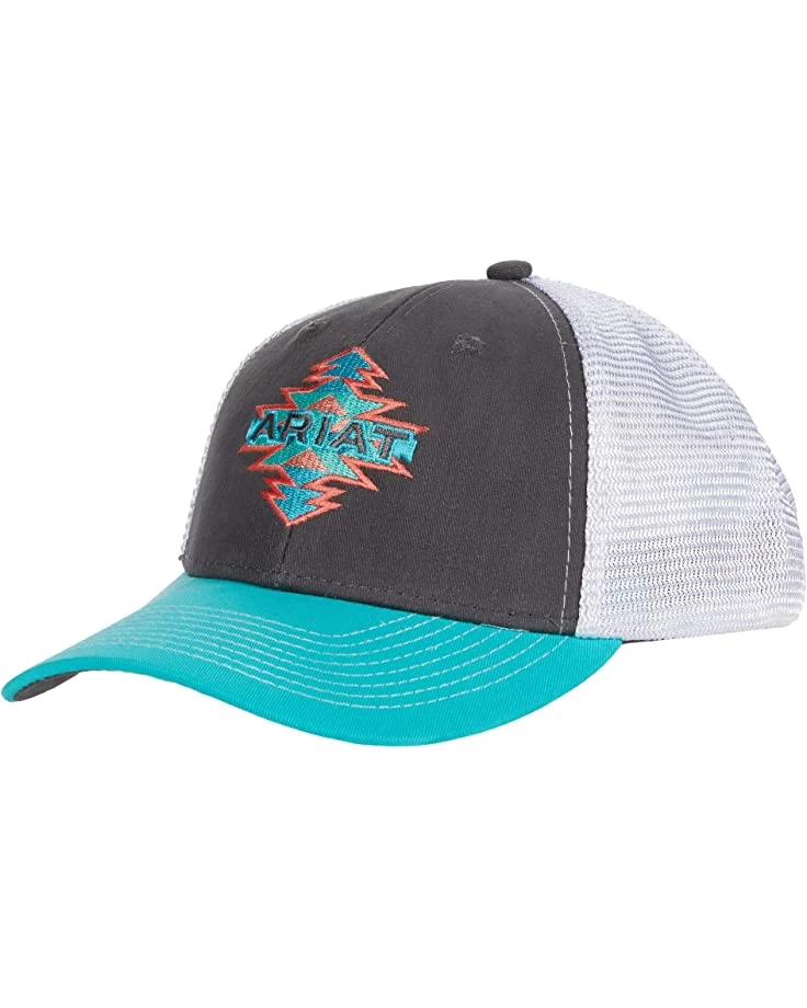 Ariat Hats Aztec Logo Ball Cap 3 Ariat Hats Aztec Logo Ball Cap