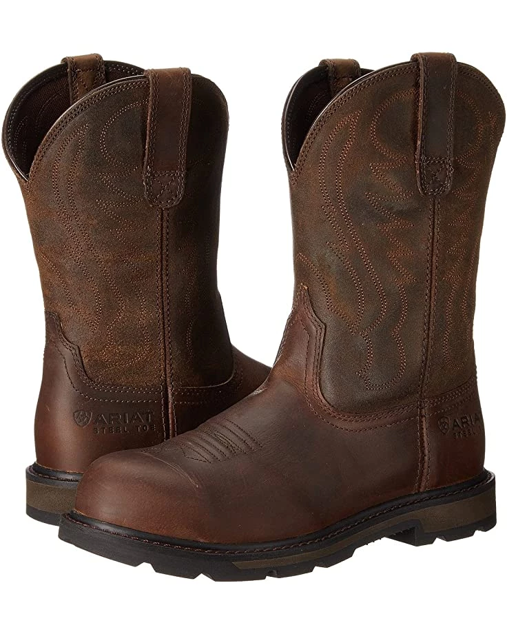 Ariat Boots Groundbreaker Pull-on Steel Toe 3 Ariat Boots Groundbreaker Pull-on Steel Toe