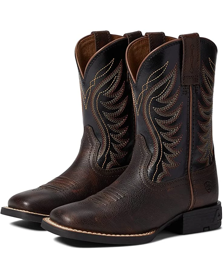 Ariat Kids Boots Amos Western Boot (Little Kid/Big Kid) 3 Ariat Kids Boots Amos Western Boot (Little Kid/Big Kid)