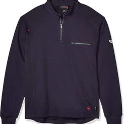 Ariat Coats & Outerwear Men's Big and Tall Flame Resistant Rev 1/4 ZipShirt