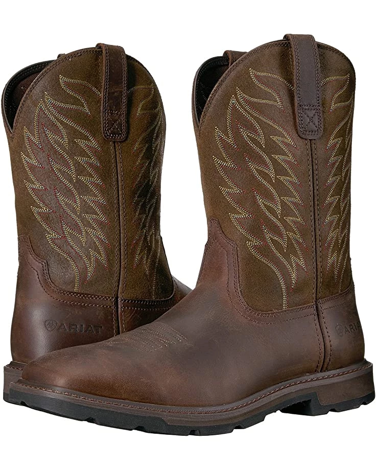 Ariat Boots Groundbreaker Wide Square Toe 3 Ariat Boots Groundbreaker Wide Square Toe