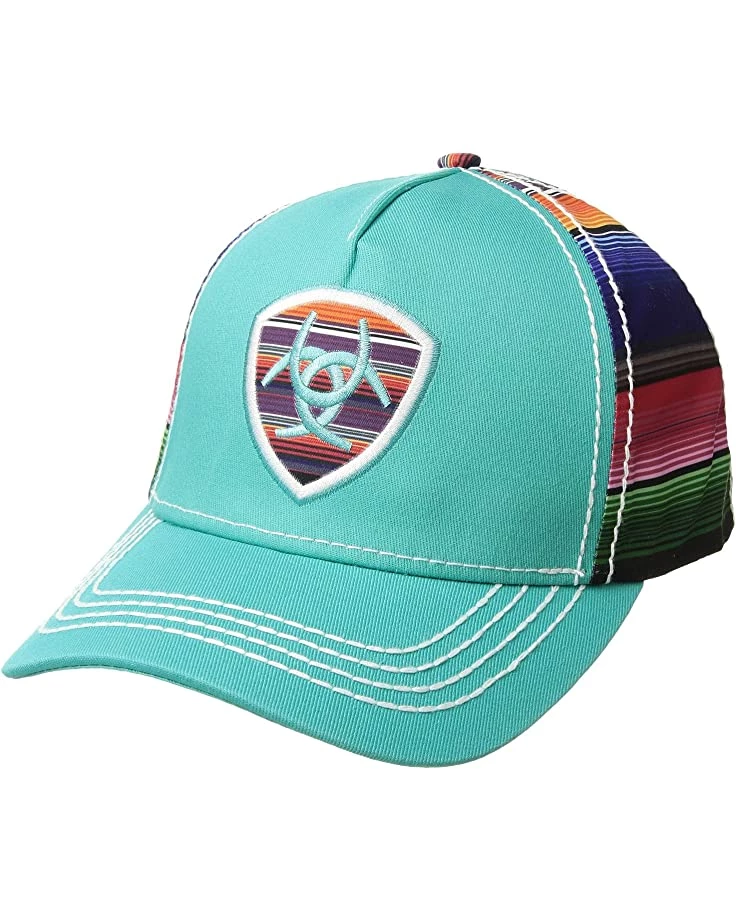 Ariat Hats Serape Logo Shield Ball Cap 3 Ariat Hats Serape Logo Shield Ball Cap