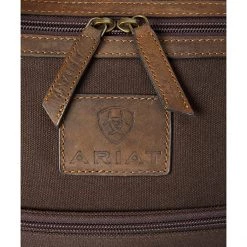 Ariat Duffle Bags Canvas w/ Leather Trim Small Duffel Bag -Ariat Shop 918QglDC L. AC SR736920