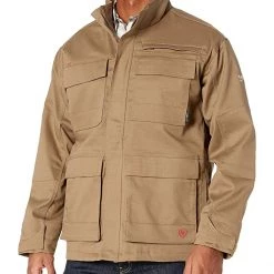 Ariat Coats & Outerwear Men's Flame Resistant Cargo Canvas Jacket 7 Ariat Coats & Outerwear Men's Flame Resistant Cargo Canvas Jacket -Ariat Shop 91LlmAXk TL. AC SR736920
